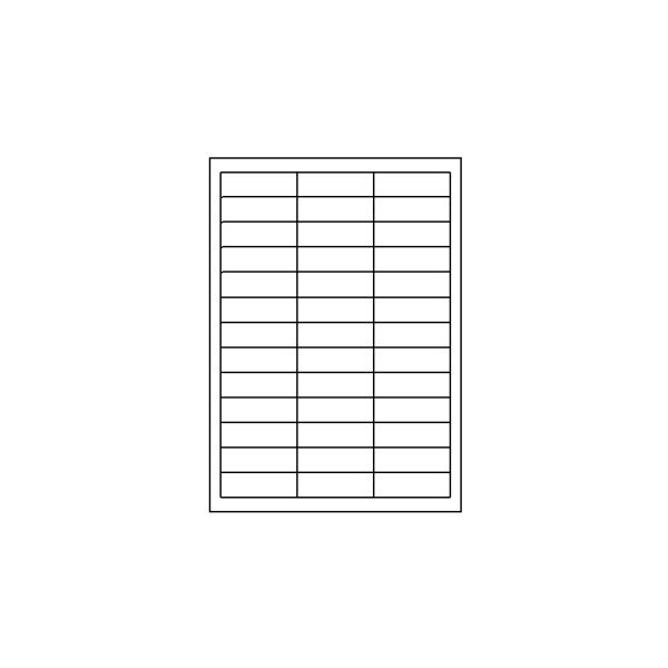 Samolepiace etikety 64,0 x 21,0