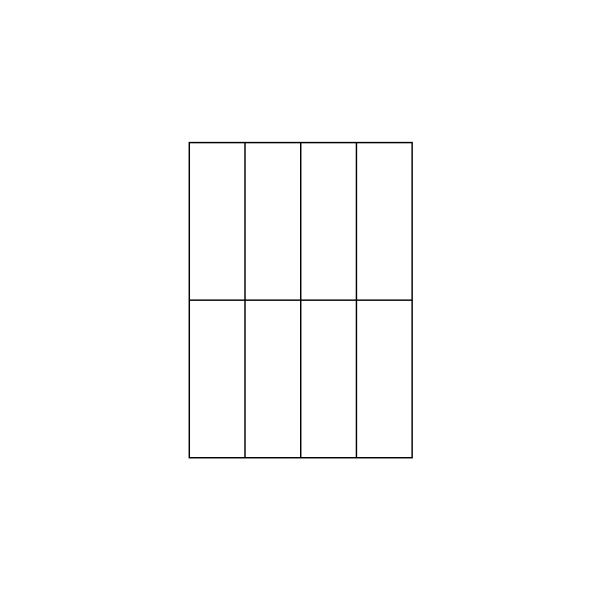 Samolepiace etikety 52,5 x 148,5