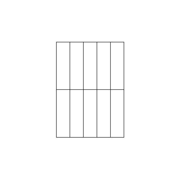 Samolepiace etikety 41,6 x 148,5