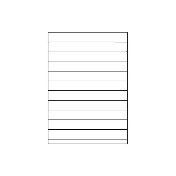 Samolepiace etikety 210,0 x 25,5