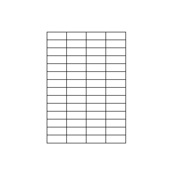 Samolepiace etikety 52,25 x 21,3