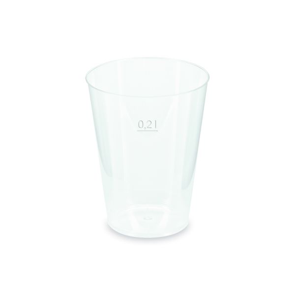 Pohár vratný (PP) opakovane použiteľný Ø68mm 0,2L [40 ks]