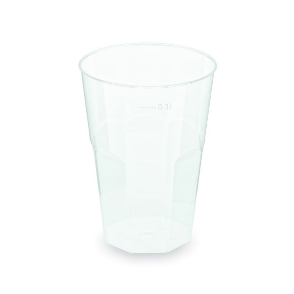 Pohár vratný (PP) opakovane použiteľný Koktejl Ø80mm 0,3L [30 ks]