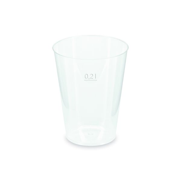 Pohár vratný (PP) opakovane použiteľný extra-silný Ø76mm 0,2L [25 ks]