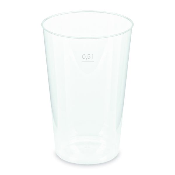 Pohár vratný (PP) opakovane použiteľný extra-silný Ø93mm 0,5L [12 ks]
