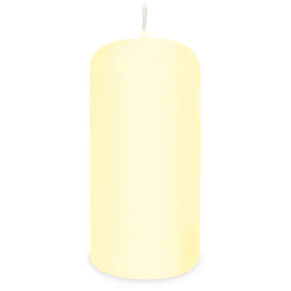Sviečka valcová béžová Ø80 x 200 mm 30h. [1 ks]