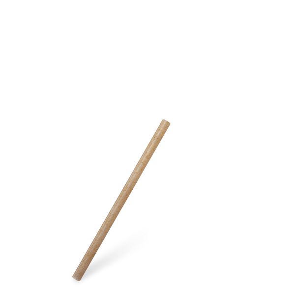 Slamka (bio-kompozit) opakovane použiteľná biela `JUMBO` Ø8mm x 14cm [100 ks]