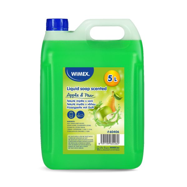 Tekuté mydlo s vôňou Jablko & Hruška 5L do dávkovača [1 ks]