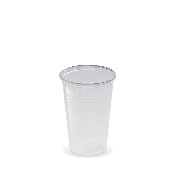Pohár (PP) priehľadný Ø70mm 0,2L [15 ks]