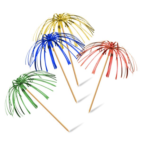 Palmička lesklá (drevo FSC 100%/PE) farebný mix 22,5cm [144 ks]