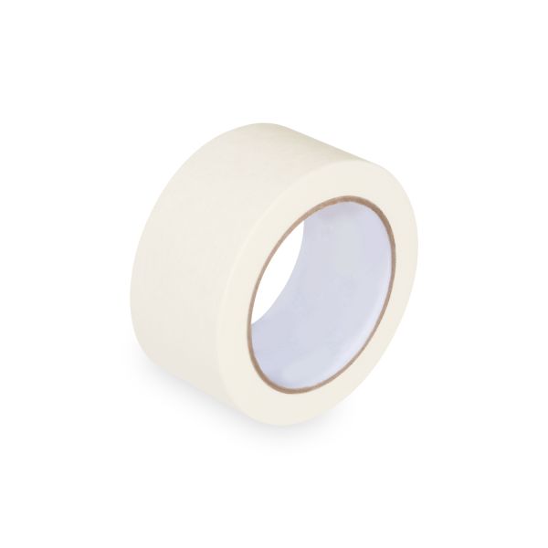 Lepiaca páska krepová (PAP/Solvent) do +80°C biela 50mm x 50m [1 ks]