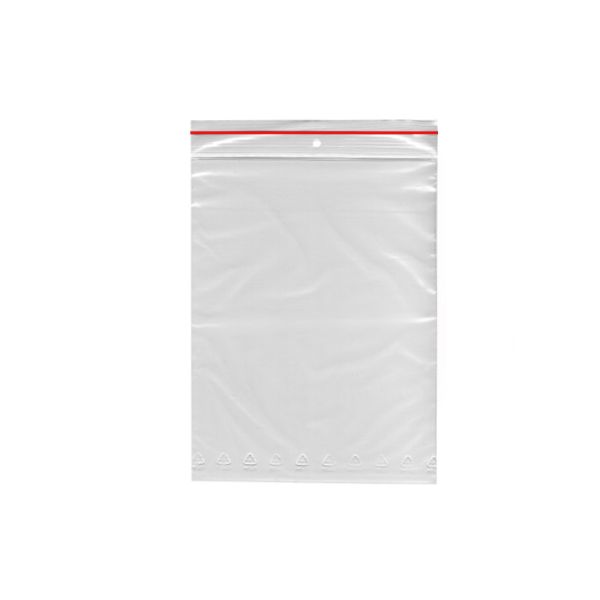 Rýchlouzatváracie vrecko (LDPE) transparentné 8 x 18 cm [10 x 100 ks]