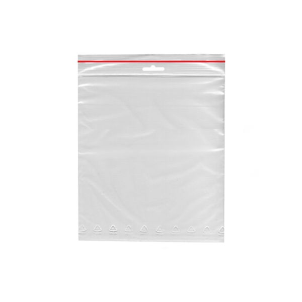 Rýchlouzatváracie vrecko (LDPE) transparentné 20 x 25 cm [10 x 100 ks]