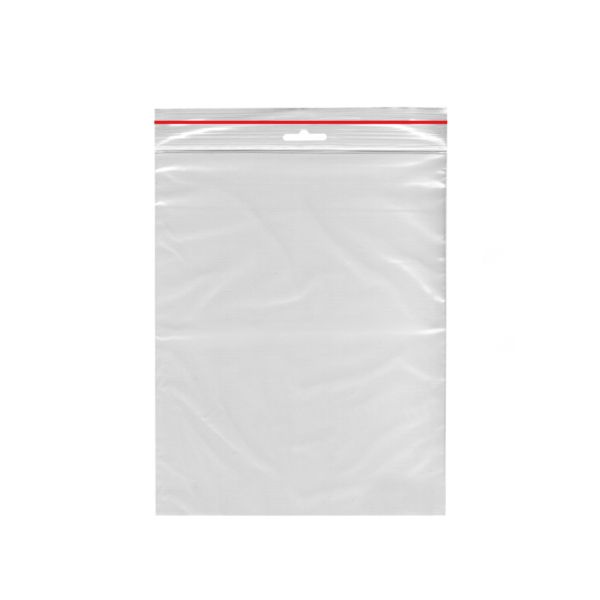Rýchlouzatváracie vrecko (LDPE) transparentné 20 x 30 cm [10 x 100 ks]