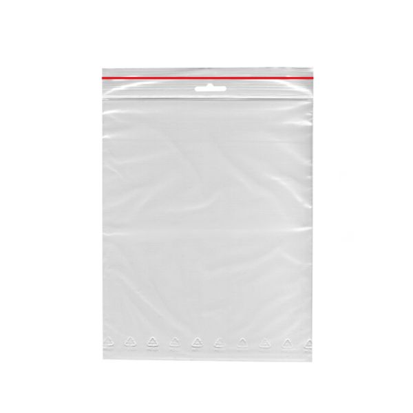 Rýchlouzatváracie vrecko (LDPE) transparentné 23 x 32 cm [10 x 100 ks]