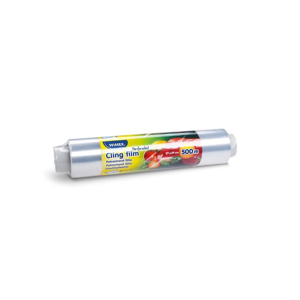 Potravinová fólia (PE) s perforáciou 9µm 29cm x 500m jednotlivo balená [1 ks]