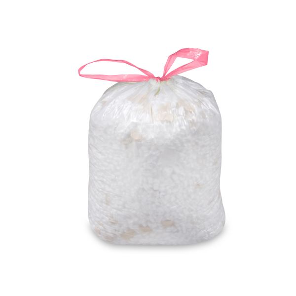 Vrecko do koša (HDPE) zaťahovacie biele 70 x 100 cm 120L `XL` [10 ks]