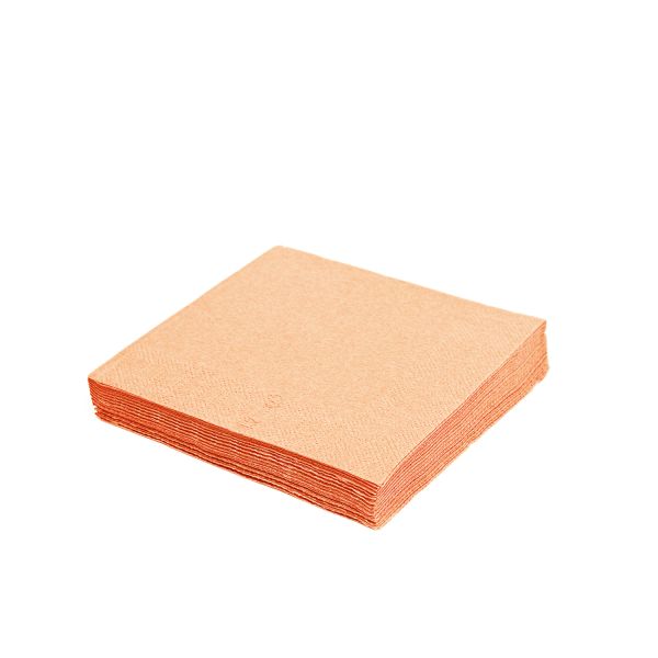 Obrúsok (PAP FSC Mix) 1vrstvý apricot 33 x 33 cm [100 ks]