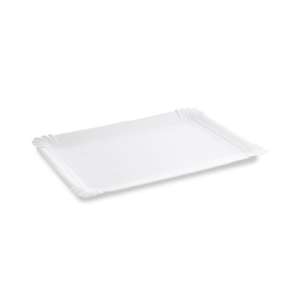 Papierová tácka (PAP-Recy) biela 21 x 29 cm `č.7` [125 ks]
