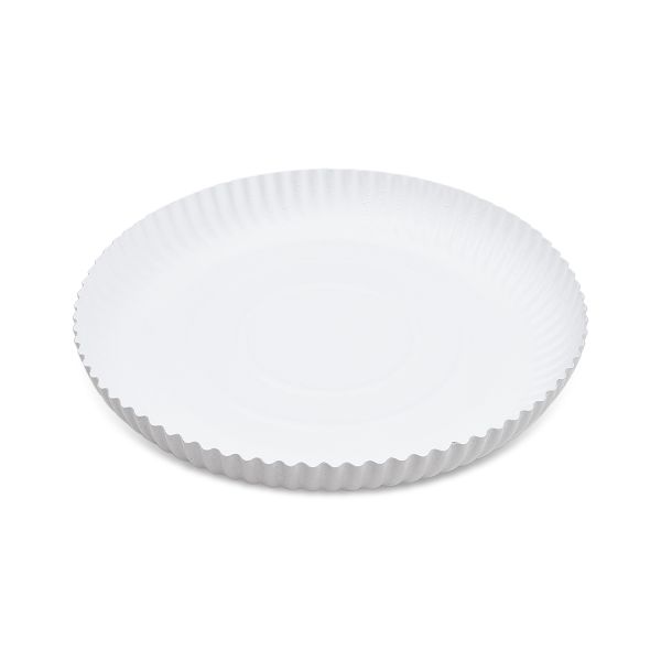 Papierový tanier (PAP-Recy) hlboký biely Ø26cm [50 ks]