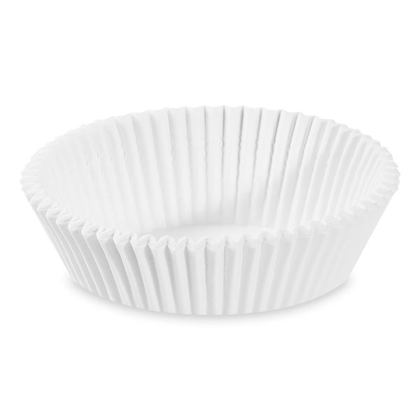 Cukrárenský košíček (PAP) biely Ø70 x 20 mm [1000 ks]