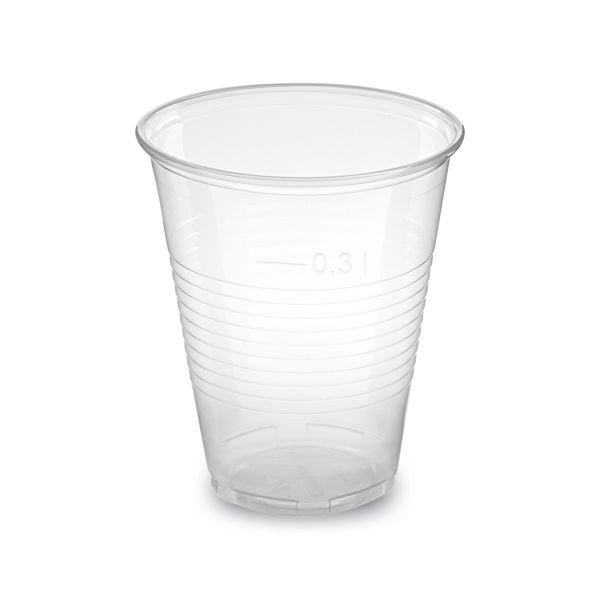 Pohár (PP) priehľadný Ø95mm 0,3L [50 ks]