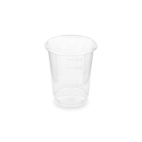 Pohárik (PET) číry Ø48mm 2cl/4cl/5cl [40 ks]