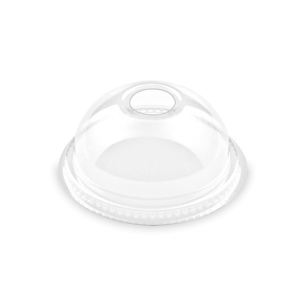 Viečko vypuklé (rPET) s otvorom pre pohár Ø78mm [50 ks]