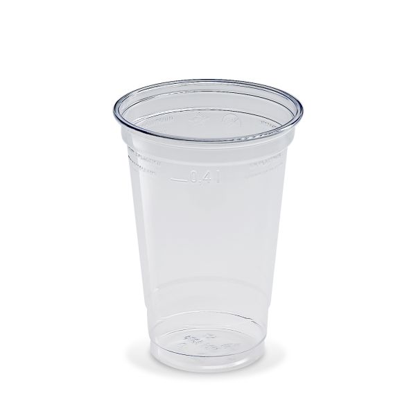 Pohár (rPET) číry Ø95mm 0,4L [50 ks]