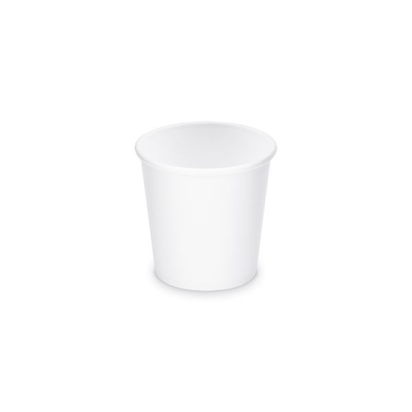 Papierový pohár (FSC Mix/PE) biely Ø62mm 110ml `0,08L/4oz/XS` [50 ks]
