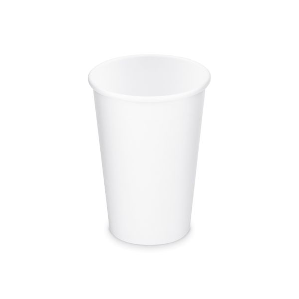 Papierový pohár (FSC Mix/PE) biely Ø80mm 330ml `0,3L/10oz/ML` [50 ks]