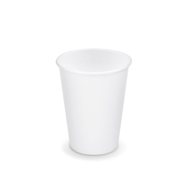 Papierový pohár (FSC Mix/PE) biely Ø90mm 420ml `0,3L/12oz/L` [50 ks]