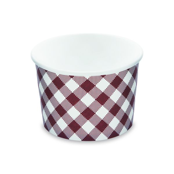 Papierová miska (FSC Mix/PE) biela Ø115mm 500ml `M` [50 ks]