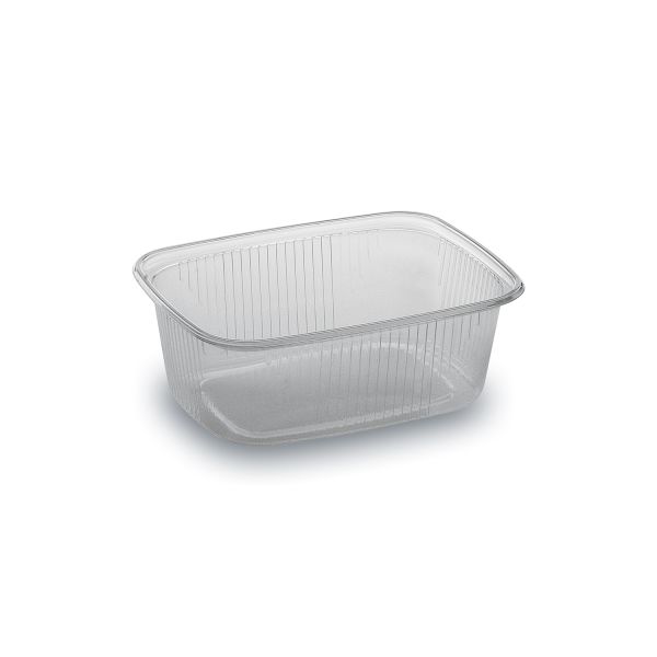 Miska (PP) hranatá priehľadná 108 x 81 mm 200ml [100 ks]