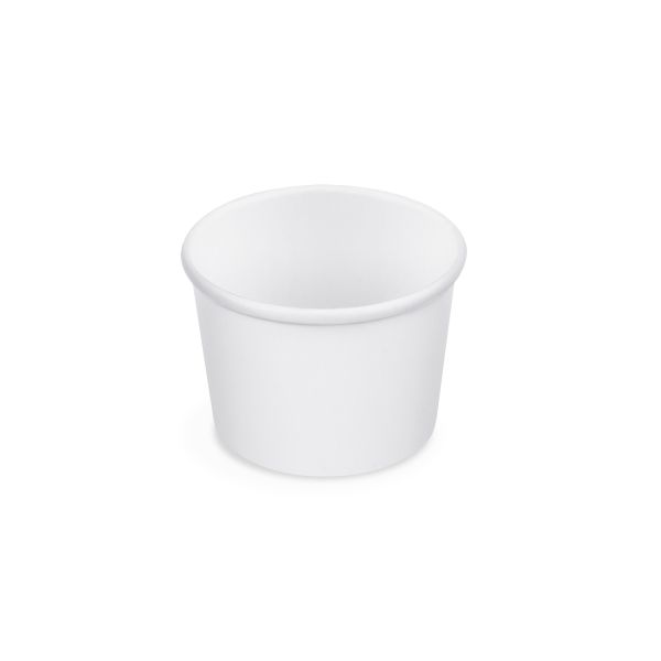 Papierová miska (FSC Mix/PE) biela Ø90mm 250ml [50 ks]