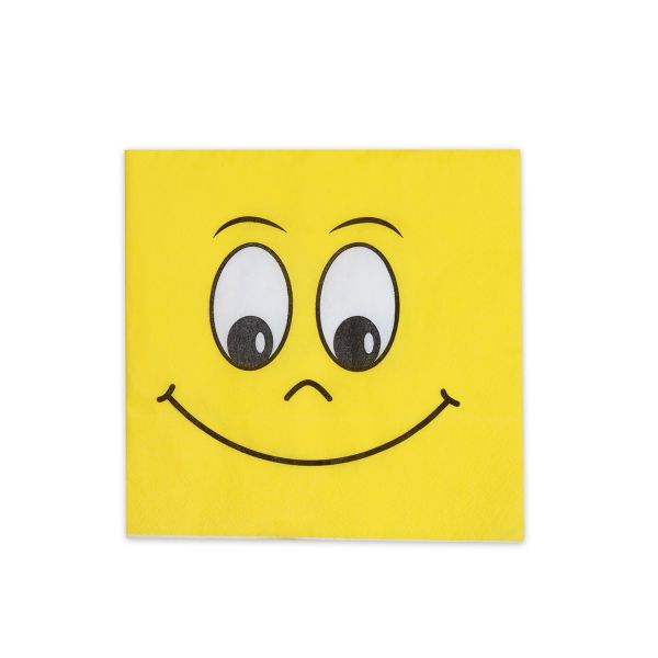 Obrúsok (PAP FSC Mix) 3vrstvý Smile 33 x 33 cm [20 ks]