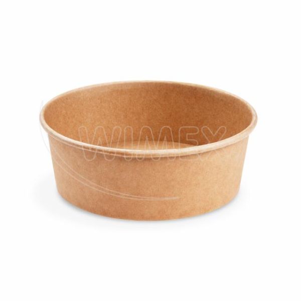 Papierová miska (FSC Mix/PE) kraft Ø185mm 1300ml [50 ks]