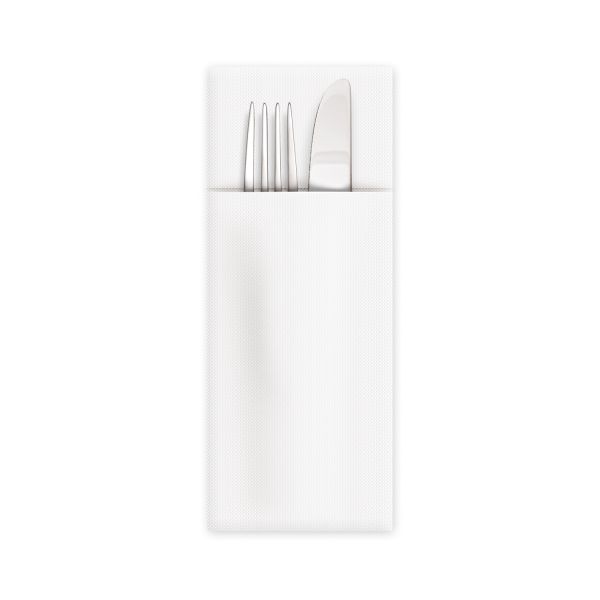 Obrúsok (PAP-Airlaid FSC Mix) CutleryStar PREMIUM biely 40 x 32 cm [50 ks]