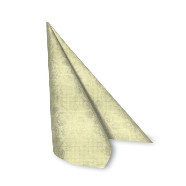 Obrúsky Premium  40 x 40 cm dekor R" béžové 50 ks