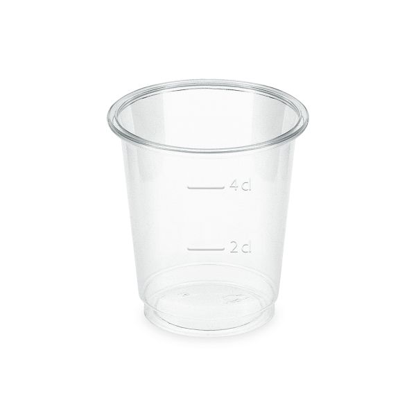 Pohárik (PLA) číry Ø48mm 2cl/4cl [40 ks]