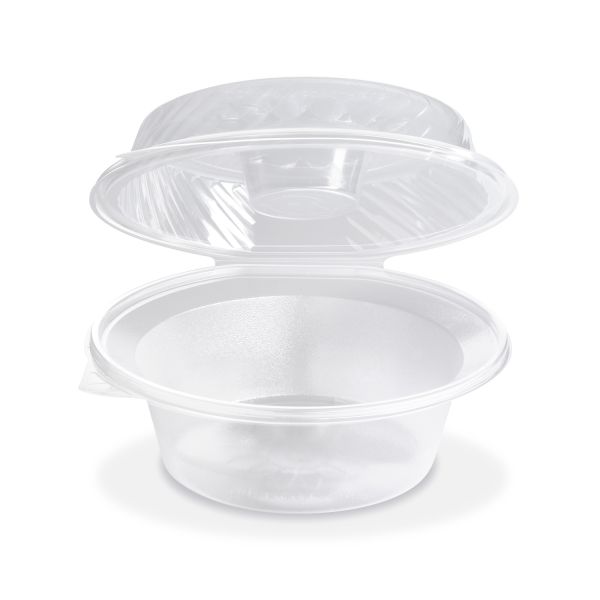 Šalátová miska (PP) Ripboxx Greens s viečkom na dressing misku priehľadná 2100ml [25 ks]