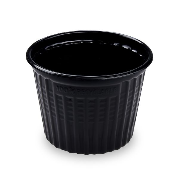 Miska (PP) Reware Snack opakovane použiteľná čierna Ø115mm 520ml [25 ks]