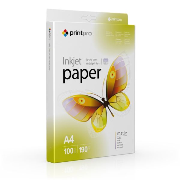 Fotopapier PrintPro matný 190g/m²,100ks,A4 (PME190100A4)