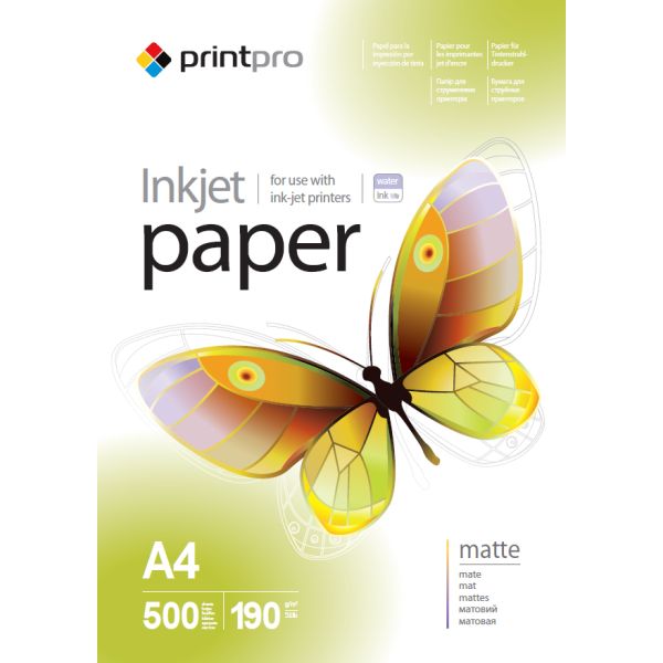 Fotopapier PrintPro matný 190g/m²,500ks,A4 (PME190500A4)