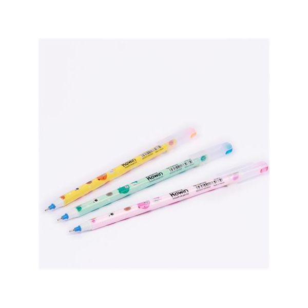 Guľôčkové pero, 0,3 mm, s vrchnákom, FLEXOFFICE "Rowin", modrá