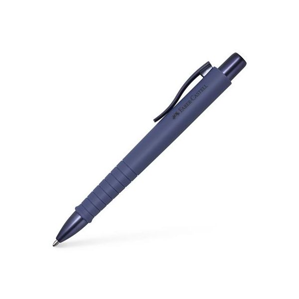 Guľôčkové pero, 0,7 mm, stláčací mechanizmus, modré telo pera, FABER-CASTELL "Poly Ball Urban", modré