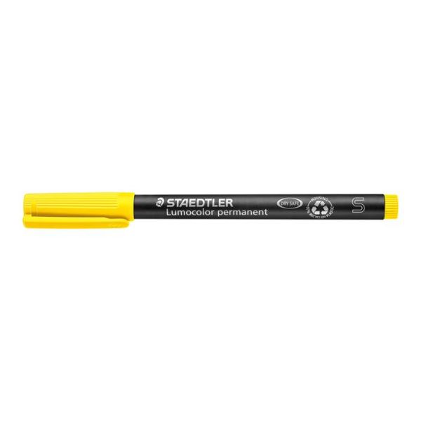 Permanentný popisovač, OHP, 0,4 mm, STAEDTLER "Lumocolor® 313 S", žltá