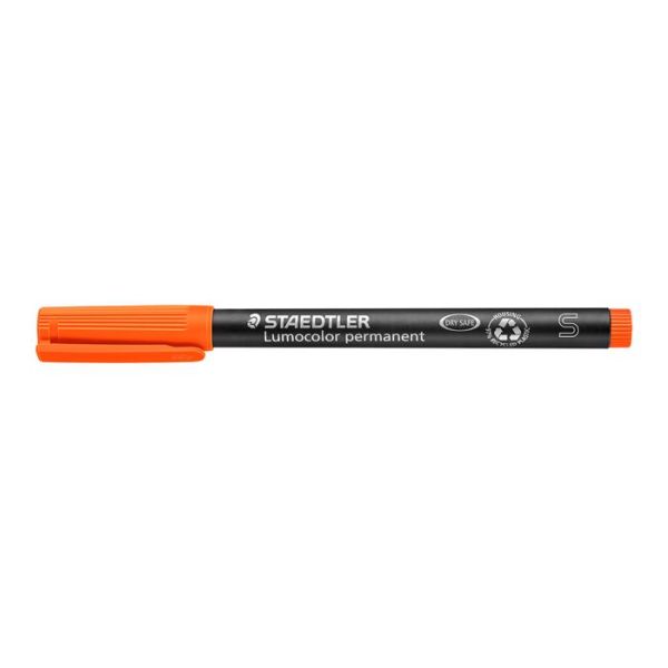 Permenentný popisovač, OHP, 0,4 mm, STAEDTLER "Lumocolor® 313 S", oranžová