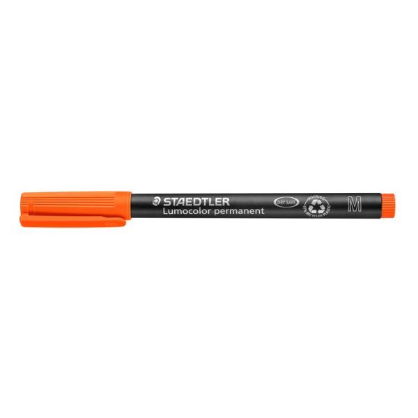 Permanentný popisovač, OHP, 1 mm, STAEDTLER "Lumocolor® 317 M", oranžová