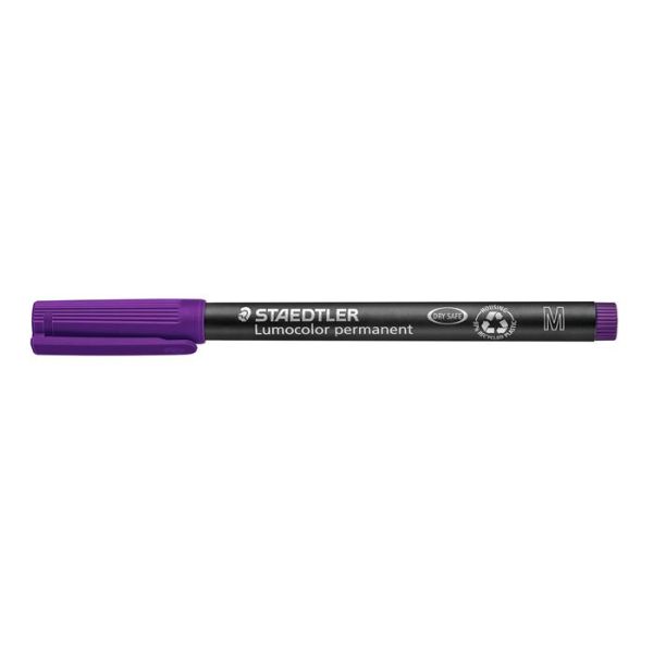 Permanentný popisovač, OHP, 1 mm, STAEDTLER "Lumocolor® 317 M", fialová